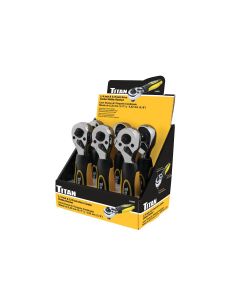 TIT11050-6 image(0) - Titan 6 Pc. 1/4 in. and 3/8 in. Drive Dual Head Stubby Ratchet Counter Display