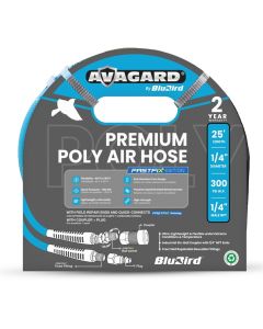 BluBird Avagard Poly Air Hose 1/4" X 25'-Blue-fastfix