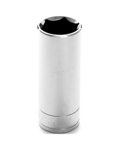 WLMW32328 image(0) - Wilmar Corp. / Performance Tool 1/2" Dr 6pt Deep Socket 7/8"