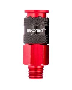 TRF13-224R image(0) - 1/4" Red Coupler