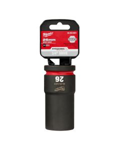 MLW49-66-6401 image(0) - Milwaukee Tool SHOCKWAVE Impact Duty  3/4"Drive 26MM Deep 6 Point Socket