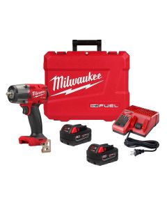 MLW2960-22R image(1) - Milwaukee Tool M18 FUEL 3/8" Mid-Torque Impact Wrench w/ Friction Ring Kit