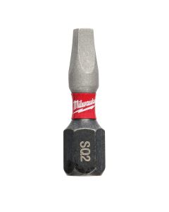 MLW48-32-4122 image(0) - Milwaukee Tool SHOCKWAVE Impact Square Recess #2 Insert Bits (25 PK)