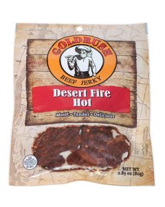 GRJ72134 image(0) - Gold Rush Jerky Desert Fire Hot 2.85 oz. Beef Jerky - 12 Count (3 lbs.)