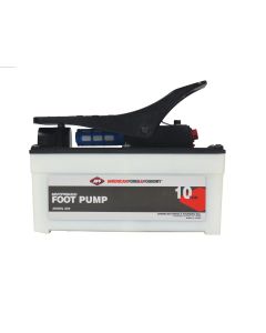 INT806 image(0) - American Forge & Foundry AFF - Foot Operated Pump - Air/Hydraulic -Max Working Pressure: 10,000 PSI - Usable Oil Capacity: 29.97 cu in - Output Port Thread (Oil): 1/4" - 18NPTF - Input Port Thread (Air): 1/4" - 18NPT