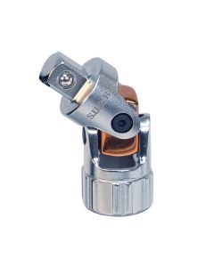 SRRSRUJ38 image(0) - SUR&R SRUJ14 3/8" female to 3/8" male drive spring-return u-joint adapter set with dual springs for maintaining alignment and precise control. Excellent for use in tight spaces and one-handed operation.