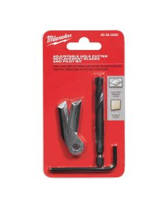 MLW49-56-0290 image(0) - Milwaukee Tool Adjustable Hole Cutter Replacement Blades and Pilot Bit