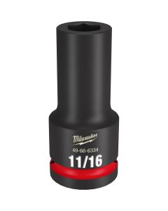 Milwaukee Tool SHOCKWAVE Impact Duty  3/4"Drive 11/16" Deep 6 Point Socket