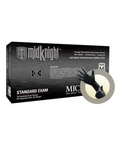 MFXMK296-M-CASE-EC image(0) - Black Nitrile Powder Free Gloves