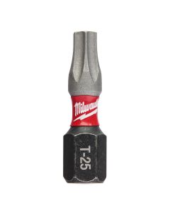 MLW48-32-4736 image(0) - Milwaukee Tool SHOCKWAVE INSERT BIT TORX T25 - BULK (25)