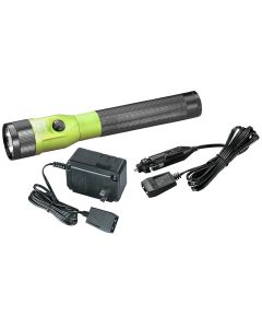STL75638 image(0) - Streamlight Stinger DS LED Bright Rechargeable Flashlight with Dual Switches - Lime