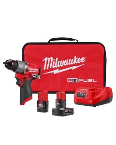 MLW3403-22 image(0) - Milwaukee Tool M12 FUEL 1/2" Drill-Driver Kit