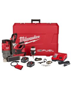 MLW2788-22HD image(0) - Milwaukee Tool M18 FUEL 1-1/2" Lineman Magnetic Drill High Demand Kit