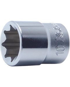 KKN2425-E10 image(0) - Ko-ken USA 1/4 Sq. Dr. TORX E10&Acirc;&reg; Socket - Length 22mm