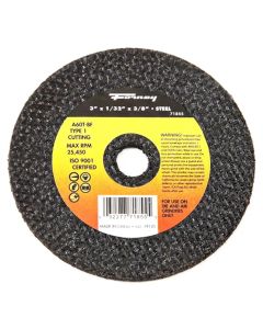 FOR71855-5 image(0) - Forney Industries CUT-OFF WHEEL, METAL, TYPE 1 (FLAT), 3 IN X 1/32 IN X 3/8 IN 5 PK