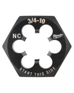 MLW49-57-5376 image(0) - 3/4"-10 NC 1-7/16" Hex Threading Die