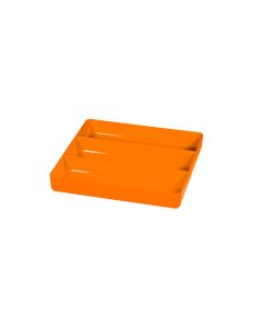 Ernst Mfg. 10.5 x 10.5" 3 compartment Organizer Tray - Orange