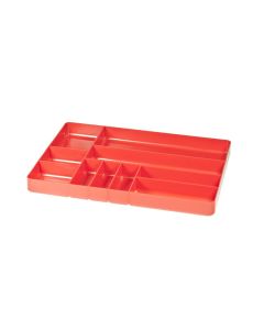 10 Compartment Organizer Tray Red