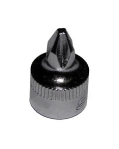 VIM TOOLS Stubby Philips Driver, P1 Tip, 1/4 in. Square Drive