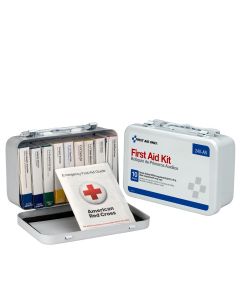 First Aid Only 10 Unit First Aid Kit Metal Case