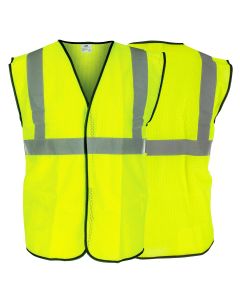 SAS690-1210 image(0) - SAS Safety Class-2 Type R Hi-Viz Yellow Safety Vest, XL