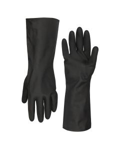 Legacy Manufacturing Flexzilla&reg; Pro Heavy Duty Cleaning Gloves, Neoprene, 13 in. Long Cuff, Black, L