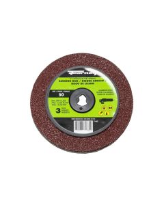 FOR71662 image(0) - Forney Industries Resin Fibre Sanding Disc, Aluminum Oxide, 5 in x 7/8 in Arbor, 50 Grit