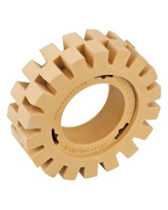 DYB92240 image(0) - 4" (102 mm) Dia. x 1-1/4" (32 mm) Wide Beige Rubber Eraser Wheel