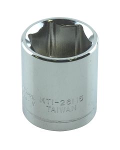 KTI26115 image(1) - K Tool International SOC 15MM 1/4D 6PT SHORT