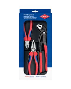 KNP002009V01 image(0) - KNIPEX Diagonal Combo Plier Set 3pc