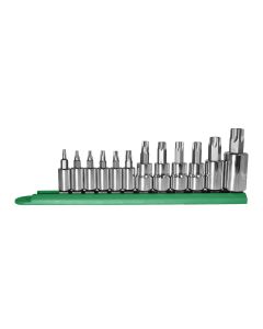 MAY16013 image(0) - Mayhew 12 PC TORX SOCKET BIT SET