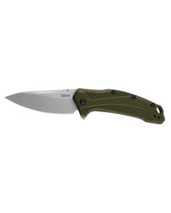 KER1776OLSW image(0) - Kershaw KNIFE LINK OLIVE ALUMINUM