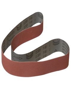 JET 2"X72" 80 GRIT ALUMINUM OXIDE BELTS - 3P