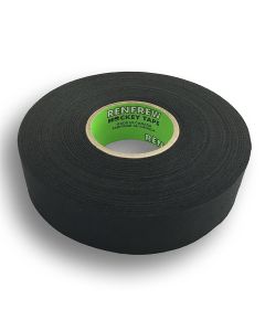 CSU172315 image(0) - Renfrew Cloth Hockey Tape, 1" (Straight Edge Black, 25m long)