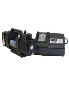 MSC90058-AUT-5A image(1) - Mastercool 18 VOLT CORDLESS, 1.5 CFM, 2 STAGE VACUUM PUMP, 5 AMP BATTERY