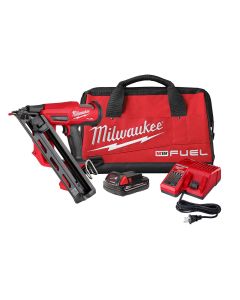 MLW2839-21CT image(0) - Milwaukee Tool M18 FUEL 15 Gauge Finish Nailer Kit