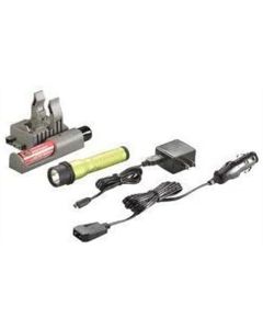 STL74359 image(0) - Streamlight Strion LED Flashlight w/ Type-A 100V/120V Piggyback Charger, Lime Green (Rechargeable)
