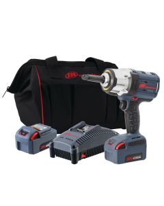 IRTW7252-K22 image(0) - Ingersoll Rand 20V High-torque 1/2" Cordless Impact Wrench Kit, 1500 ft-lbs Nut-busting Torque, 2 Batteries and Charger, 2" Extended Anvil