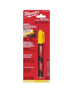 MLW48-22-3722 image(0) - Milwaukee Tool INKZALL Yellow Liquid Paint Marker
