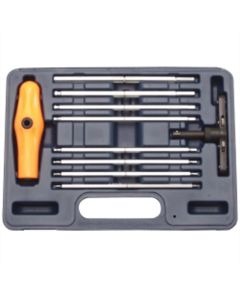 VIMBHI100 image(0) - VIM Tools 10 PIece Extra Long SAE Ball Hex Ratcheting T-Handle Set