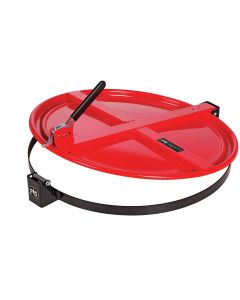 Latching Drum Lid for 55 Gallon Drum, Red