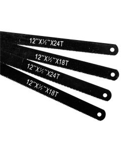 WLMW741C image(0) - Wilmar Corp. / Performance Tool 4 Pc 12" Hacksaw Blades