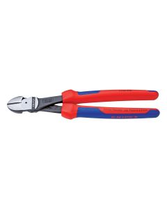 KNP7402250 image(0) - KNIPEX 10" HIGH LEVERAGE DIAGONAL CUTTERS-COMFORT GRIP