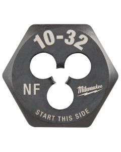 MLW49-57-5327 image(1) - Milwaukee Tool 10-32 NF 1-Inch Hex Threading Die