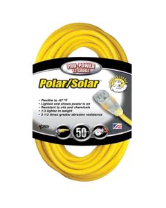ECI1688-0002 image(0) - Coleman Cable 50 Foot Extension Cord Yellow
