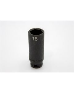 VIM 18MM X 3/8'' DR. CR-MO IMPACT SOCKET - DEEP