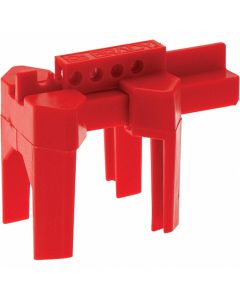 MRO63941462 image(1) - Msc Industrial Supply Pneumatic & Valve Lockouts; Type: Handle-On Ball Valve Lockout ; Max Pipe 2-1/2" ; Min Pipe 1/2"; Polypropylene