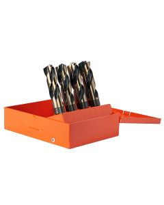 KNK8KK12 image(0) - KnKut 8 Piece Fractional Silver and Deming 1/2" Reduced Shank Drill Bit Set