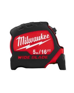 MLW48-22-0217 image(1) - Milwaukee Tool 5m/16' Wide Blade Tape Measure