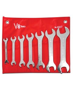 V8T8307 image(1) - V-8 Tools WRE SET 7PC SUPER THIN 3/8 - 1-1/4